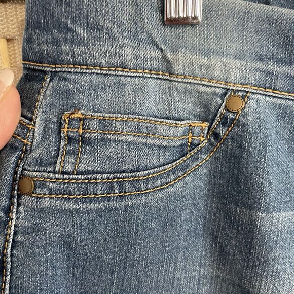 Boston Proper SO EASY DENIM LEGGING Women’s 14 Blue Pull On Stretch Jeans NEW - Picture 5 of 10